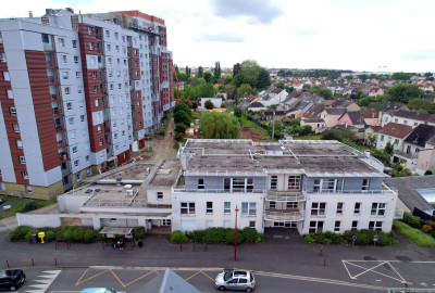 Photo drone de la Résidence Accueil Le Gué De Maulny
