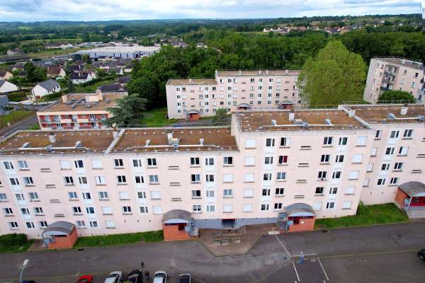 Photo drone de la Pension de Famille Elisabeth Ollier