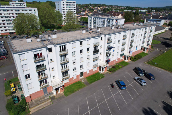 Photo drone de la Pension de Famille L'Envol
