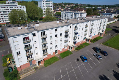 Photo drone de la Pension de Famille L'Envol