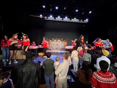 Spectacle de noël des résidents du service asile et intégration